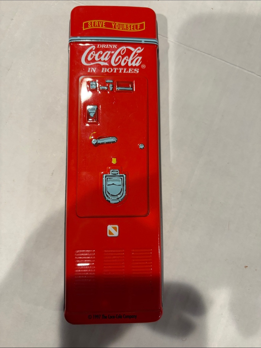 Coca Cola Red Vintage Vending Machine pen case